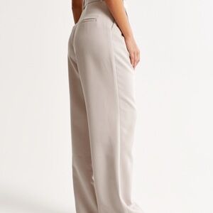 Curve Love A&F Sloane Tailored Wide Leg Pant